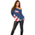 Custom USA Soccer Off Shoulder Sweater Play To Win - Wonder Print Shop