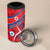 Custom North Korea Football 4 in 1 Can Cooler Tumbler Go Champion - Wonder Print Shop