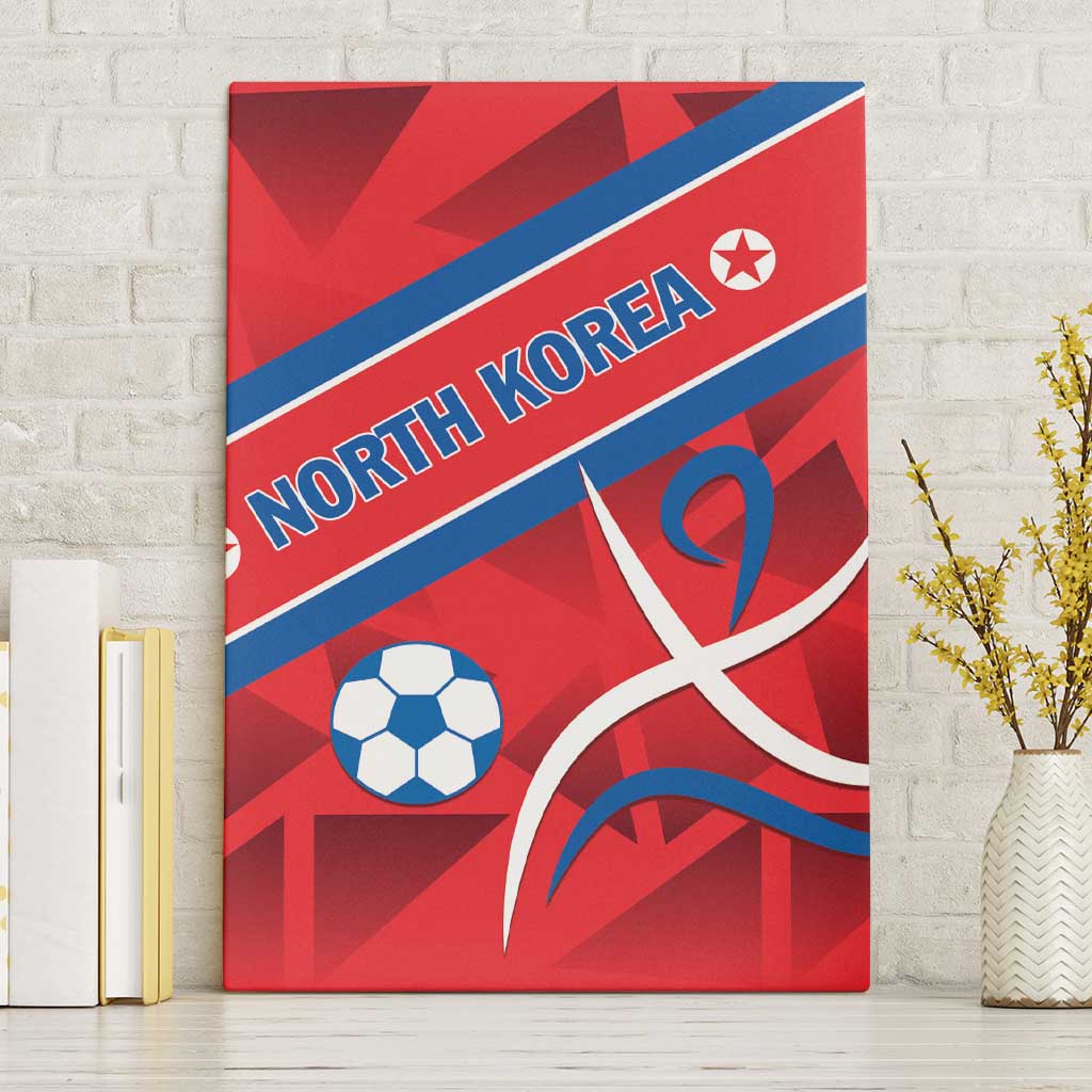 North Korea Football Canvas Wall Art Go Champion - Wonder Print Shop