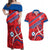 Custom North Korea Football Couples Matching Off Shoulder Maxi Dress and Hawaiian Shirt Go Champion - Wonder Print Shop