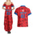 Custom North Korea Football Couples Matching Summer Maxi Dress and Hawaiian Shirt Go Champion - Wonder Print Shop