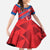 Custom North Korea Football Family Matching Long Sleeve Bodycon Dress and Hawaiian Shirt Go Champion - Wonder Print Shop