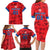 Custom North Korea Football Family Matching Long Sleeve Bodycon Dress and Hawaiian Shirt Go Champion - Wonder Print Shop