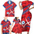 Custom North Korea Football Family Matching Short Sleeve Bodycon Dress and Hawaiian Shirt Go Champion - Wonder Print Shop