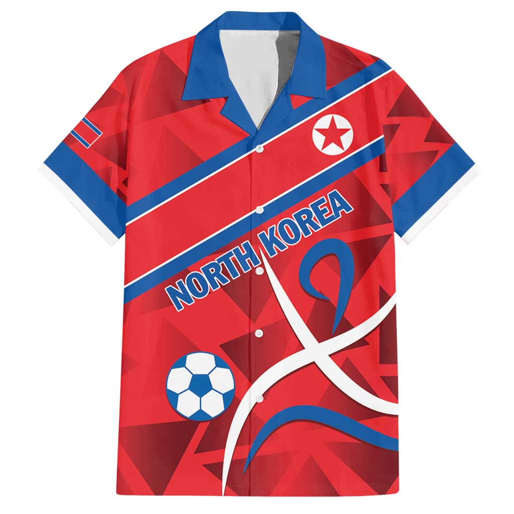 Custom North Korea Football Hawaiian Shirt Go Champion - Wonder Print Shop