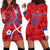 Custom North Korea Football Hoodie Dress Go Champion - Wonder Print Shop