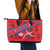 North Korea Football Leather Tote Bag Go Champion