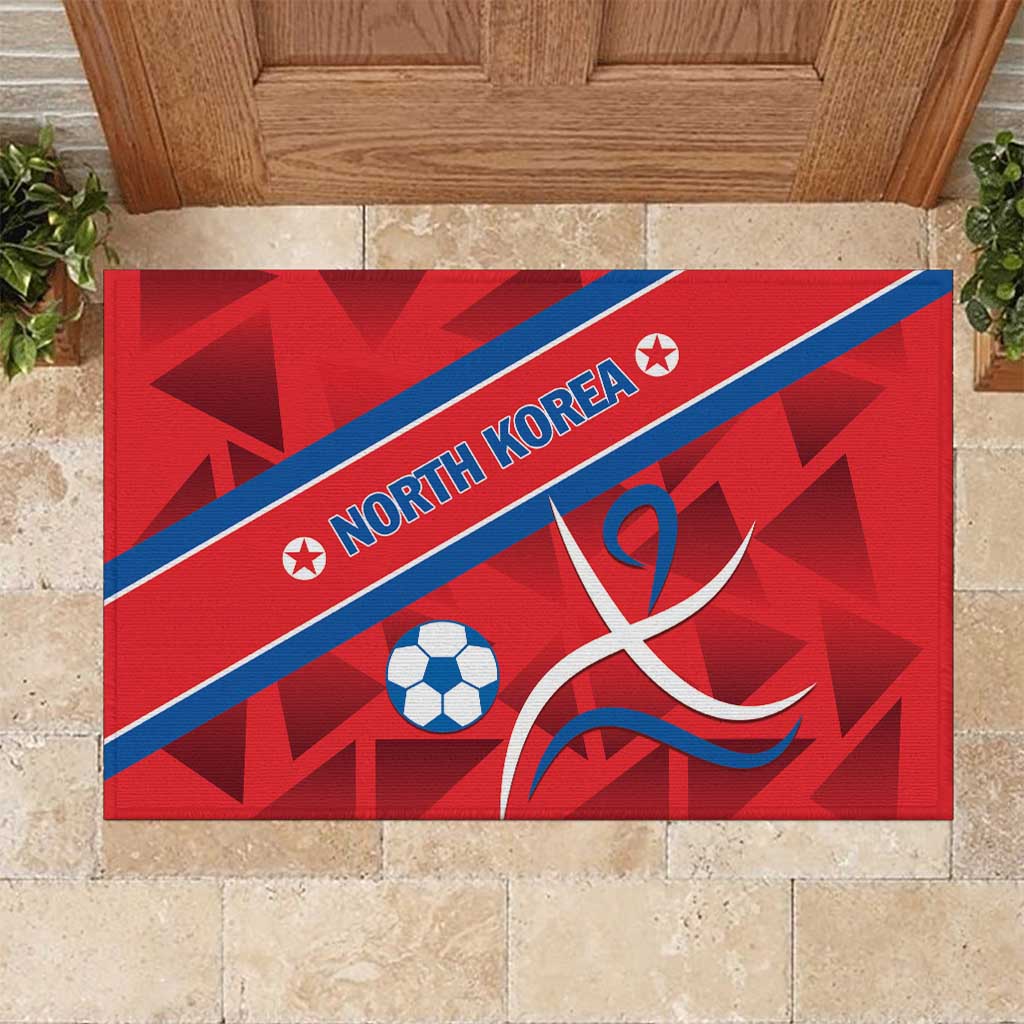 North Korea Football Rubber Doormat Go Champion - Wonder Print Shop