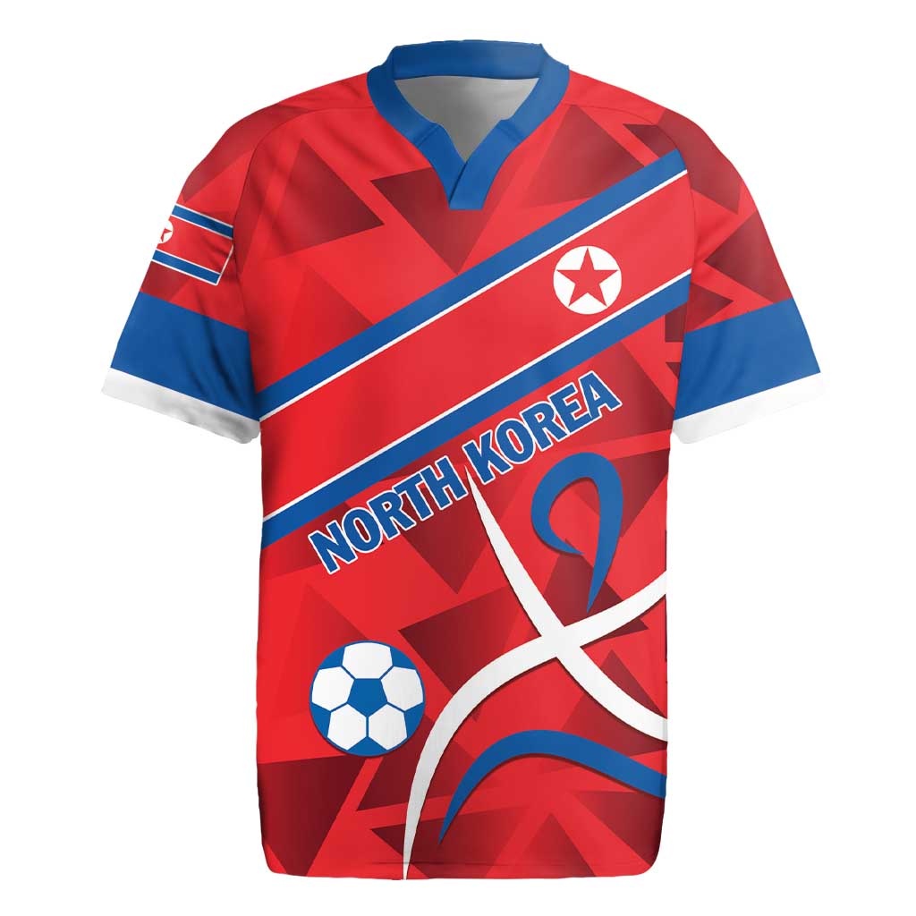 Custom North Korea Football Rugby Jersey Go Champion - Wonder Print Shop