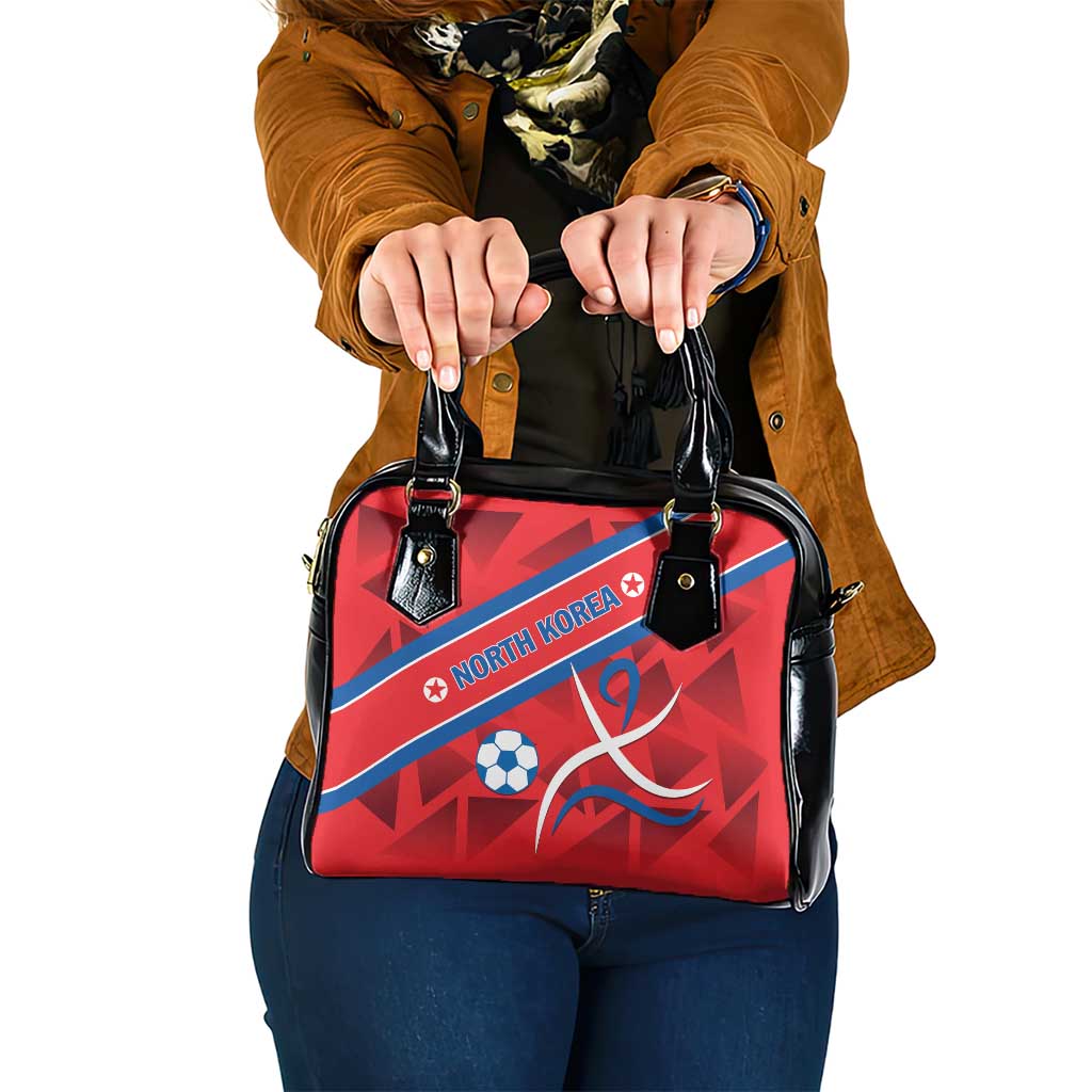 North Korea Football Shoulder Handbag Go Champion