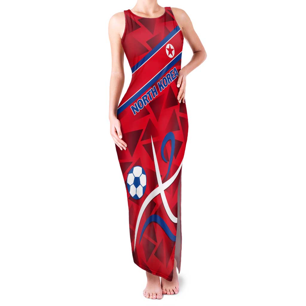 Custom North Korea Football Tank Maxi Dress Go Champion - Wonder Print Shop