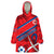 Custom North Korea Football Wearable Blanket Hoodie Go Champion - Wonder Print Shop