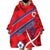 Custom North Korea Football Wearable Blanket Hoodie Go Champion - Wonder Print Shop