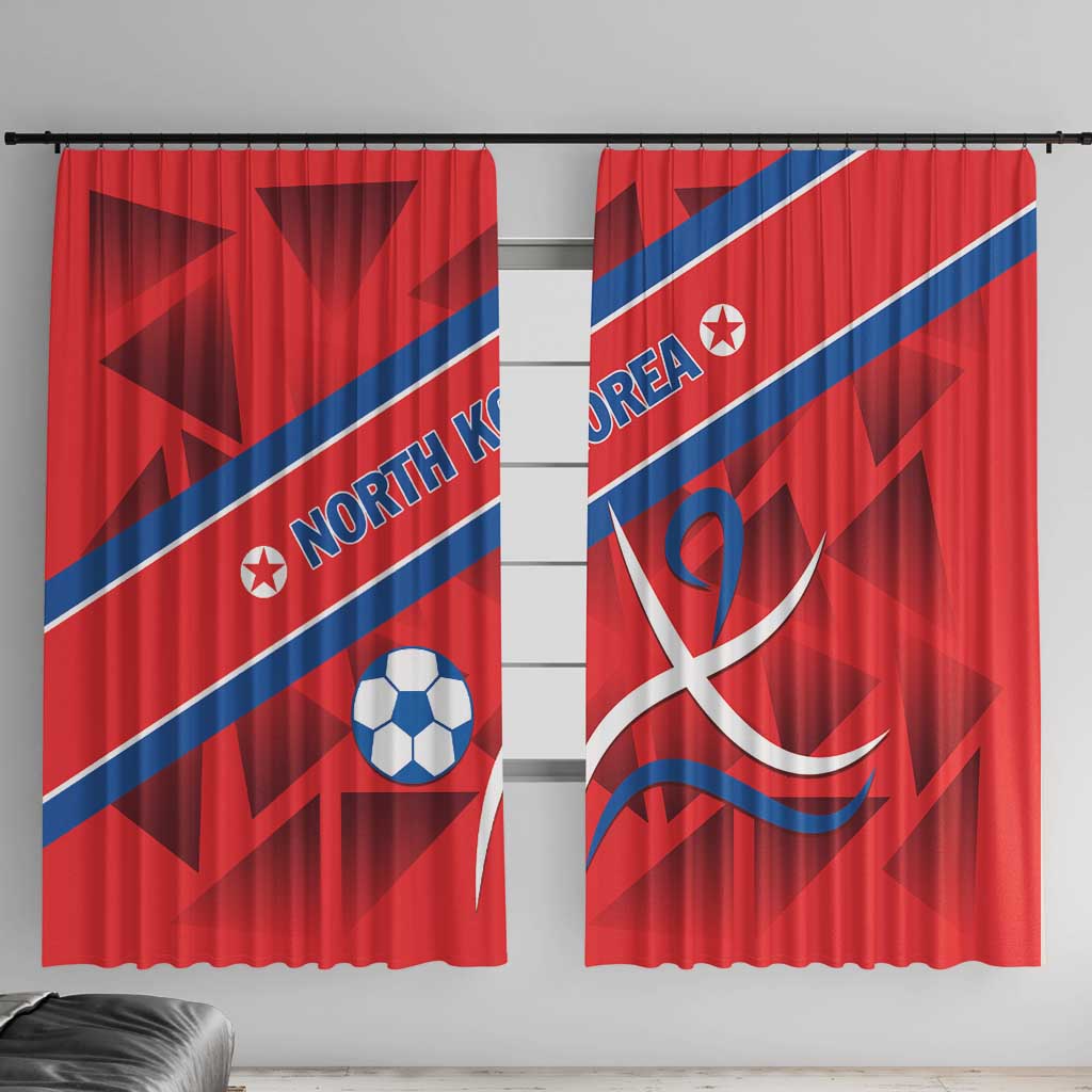 North Korea Football Window Curtain Go Champion - Wonder Print Shop