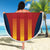 Spain Football Beach Blanket Go La Rojita - Wonder Print Shop