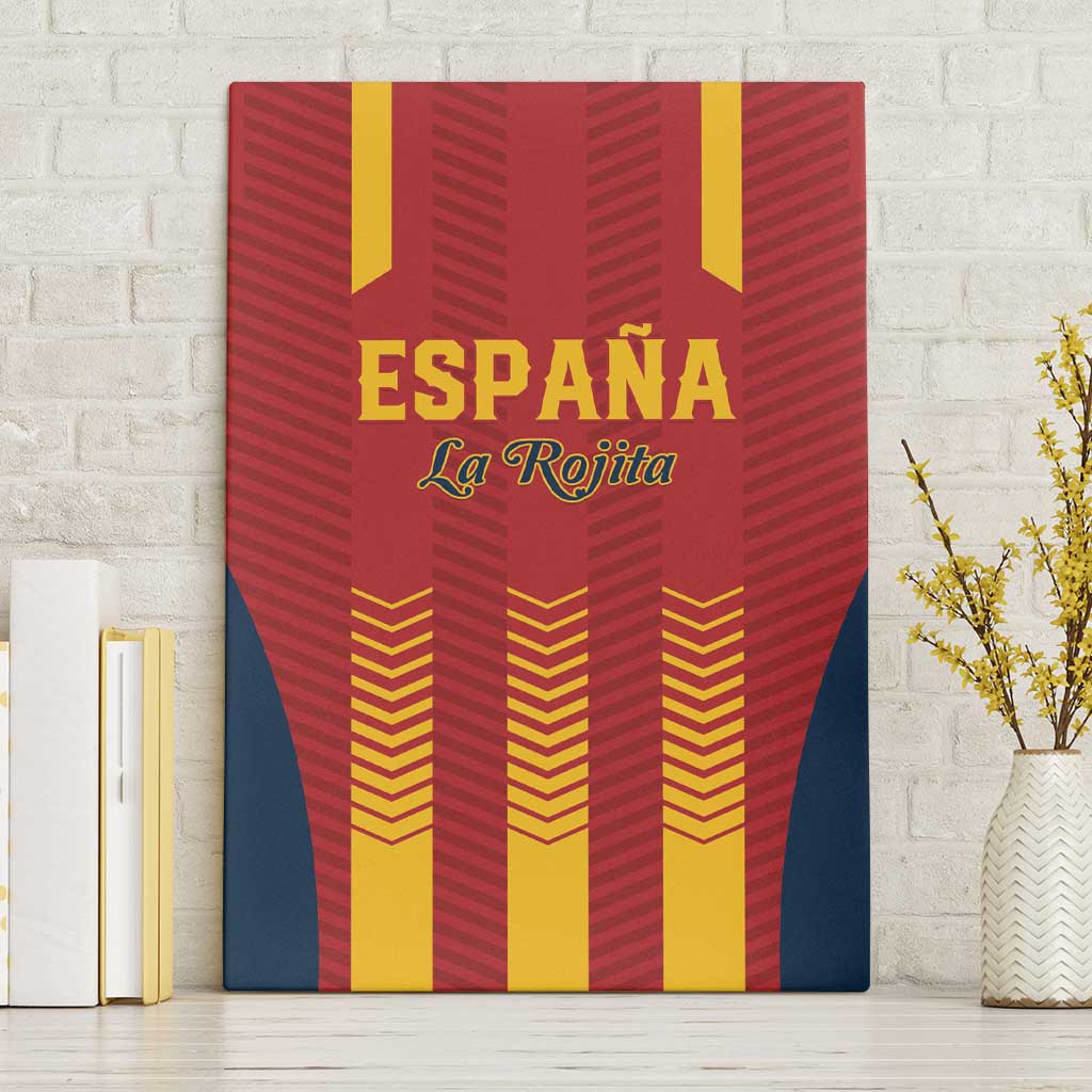 Spain Football Canvas Wall Art Go La Rojita - Wonder Print Shop