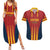 Custom Spain Football Couples Matching Summer Maxi Dress and Hawaiian Shirt Go La Rojita - Wonder Print Shop