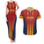 Custom Spain Football Couples Matching Tank Maxi Dress and Hawaiian Shirt Go La Rojita - Wonder Print Shop