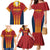 Custom Spain Football Family Matching Mermaid Dress and Hawaiian Shirt Go La Rojita - Wonder Print Shop