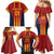 Custom Spain Football Family Matching Mermaid Dress and Hawaiian Shirt Go La Rojita - Wonder Print Shop