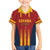 Custom Spain Football Family Matching Puletasi and Hawaiian Shirt Go La Rojita - Wonder Print Shop