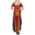 Custom Spain Football Family Matching Summer Maxi Dress and Hawaiian Shirt Go La Rojita - Wonder Print Shop