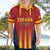 Custom Spain Football Hawaiian Shirt Go La Rojita - Wonder Print Shop