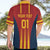 Custom Spain Football Hawaiian Shirt Go La Rojita - Wonder Print Shop