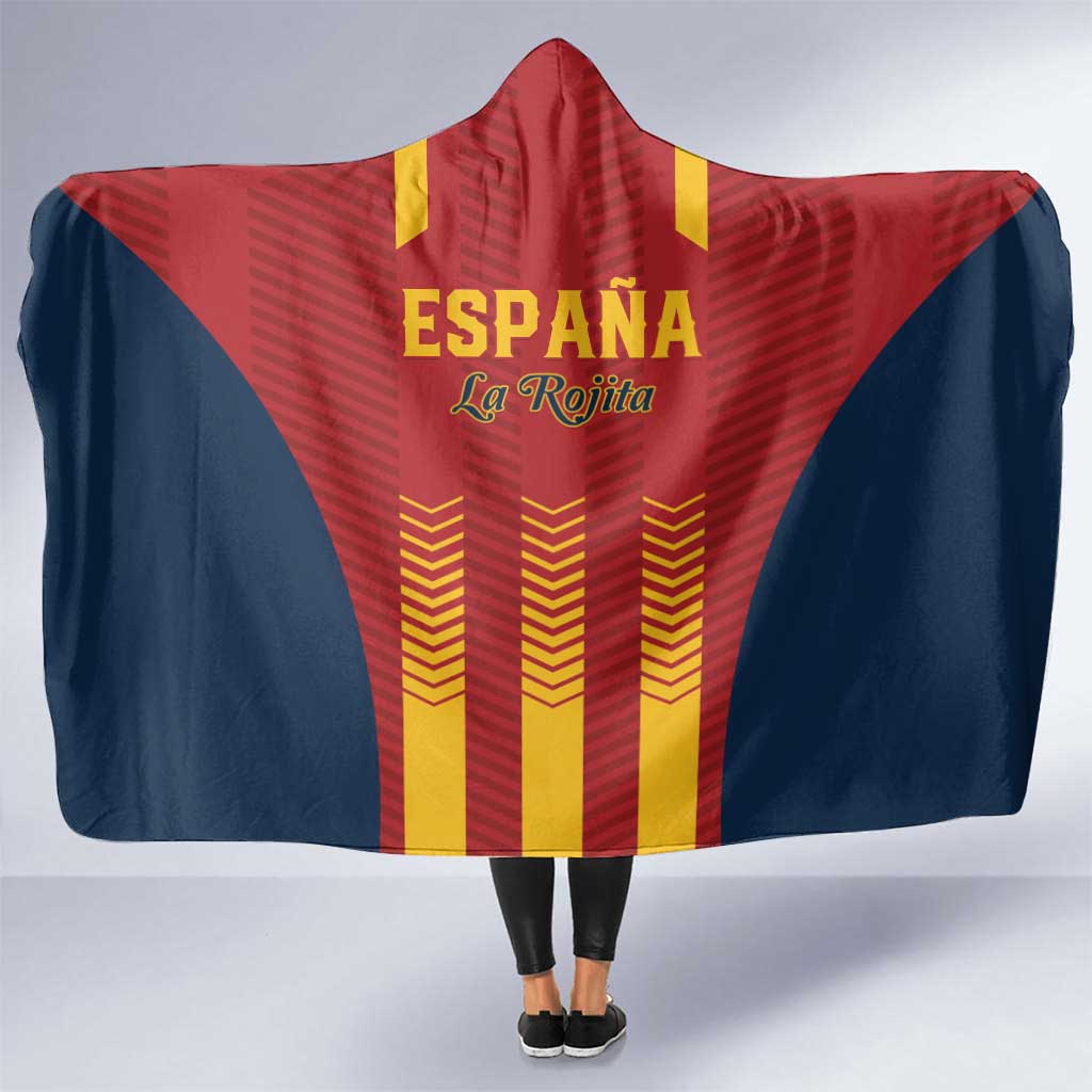 Spain Football Hooded Blanket Go La Rojita