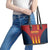 Spain Football Leather Tote Bag Go La Rojita