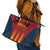 Spain Football Leather Tote Bag Go La Rojita