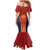 Custom Spain Football Mermaid Dress Go La Rojita - Wonder Print Shop