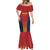 Custom Spain Football Mermaid Dress Go La Rojita - Wonder Print Shop