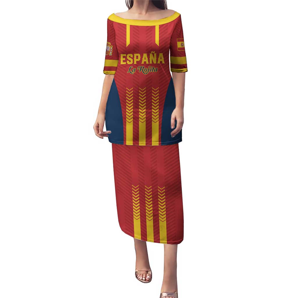 Custom Spain Football Puletasi Go La Rojita - Wonder Print Shop