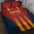 Spain Football Quilt Bed Set Go La Rojita - Wonder Print Shop