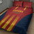 Spain Football Quilt Bed Set Go La Rojita - Wonder Print Shop