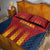 Spain Football Quilt Bed Set Go La Rojita - Wonder Print Shop