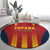 Spain Football Round Carpet Go La Rojita