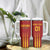 Custom Spain Football Tumbler With Handle Go La Rojita - Wonder Print Shop