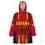 Custom Spain Football Wearable Blanket Hoodie Go La Rojita - Wonder Print Shop