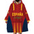 Custom Spain Football Wearable Blanket Hoodie Go La Rojita - Wonder Print Shop