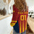 Custom Spain Football Women Casual Shirt Go La Rojita