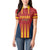 Custom Spain Football Women Polo Shirt Go La Rojita - Wonder Print Shop