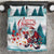 Canada Santa Playing Hockey Bedding Set - Wonder Print Shop