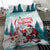 Canada Santa Playing Hockey Bedding Set - Wonder Print Shop