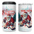 Personalized Canada Santa Playing Hockey 4 in 1 Can Cooler Tumbler - Wonder Print Shop