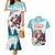 Personalized Canada Santa Playing Hockey Couples Matching Mermaid Dress and Hawaiian Shirt - Wonder Print Shop