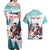 Personalized Canada Santa Playing Hockey Couples Matching Off Shoulder Maxi Dress and Hawaiian Shirt - Wonder Print Shop