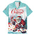 Personalized Canada Santa Playing Hockey Family Matching Long Sleeve Bodycon Dress and Hawaiian Shirt - Wonder Print Shop