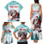 Personalized Canada Santa Playing Hockey Family Matching Tank Maxi Dress and Hawaiian Shirt - Wonder Print Shop